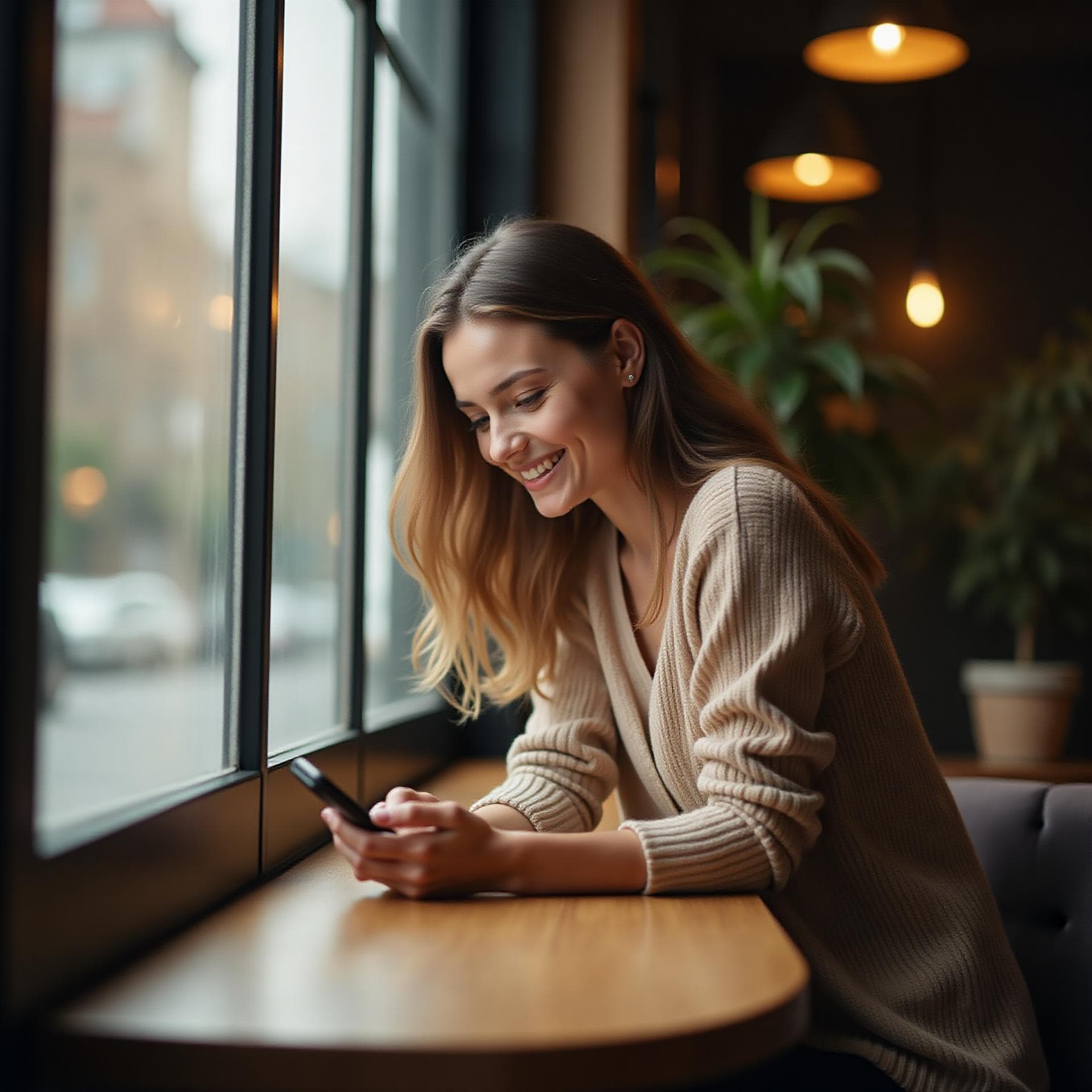 Person using Emma secure messaging