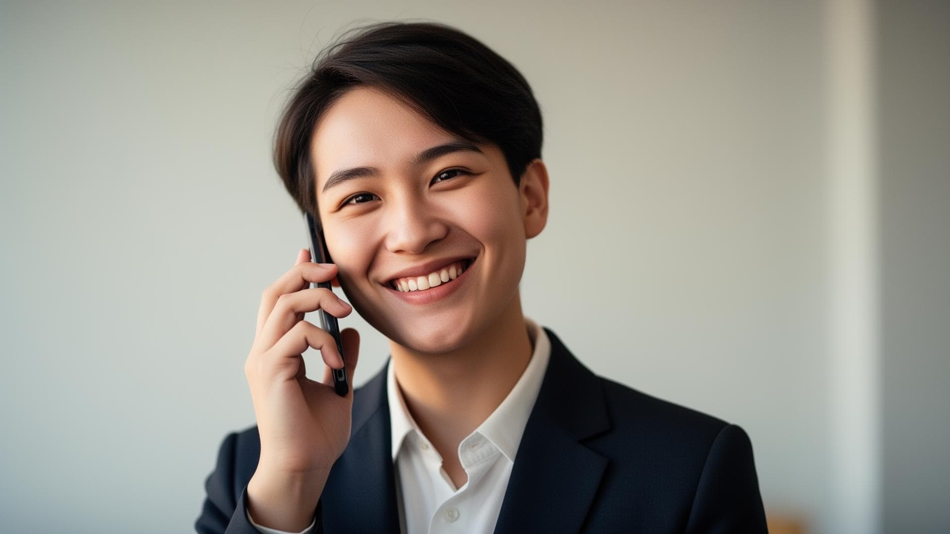 Woman on encrypted voice call